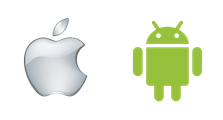 Apple, Android logos