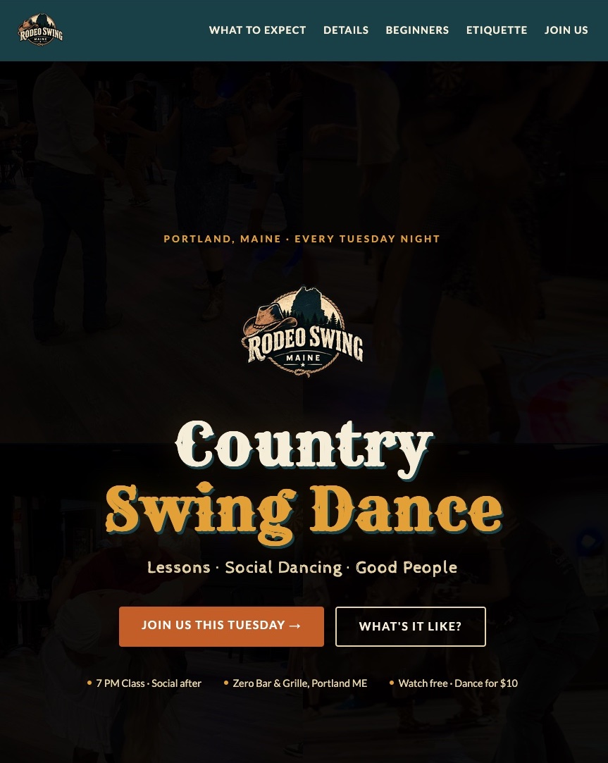 Rodeo Swing Maine