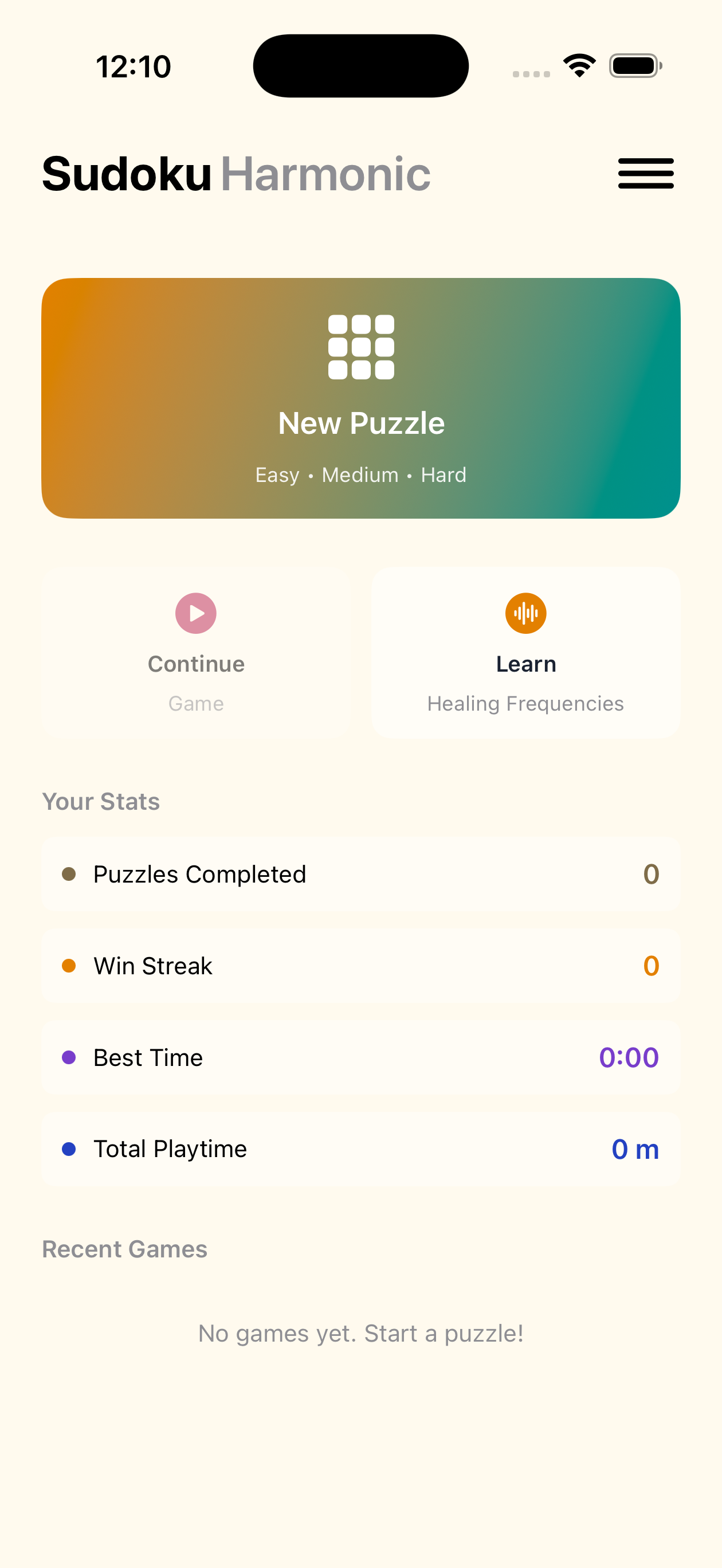 Sudoku Harmonic Screenshot 1
